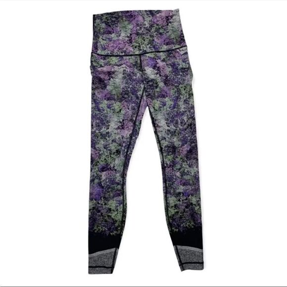 Lululemon Wunder Under Hi-Rise Leggings Vivid Vision Size 6 EUC - Picture 6 of 10